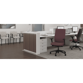 Кресло Core модели 2260 от компании 9to5 Seating черно-желтого цвета