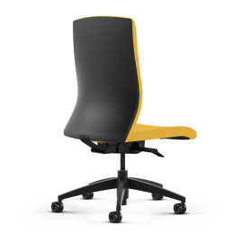 Кресло Core модели 2260 от компании 9to5 Seating черно-желтого цвета