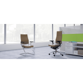 Кресло Cosmo модели 3220 от компании 9to5 Seating серого цвета
