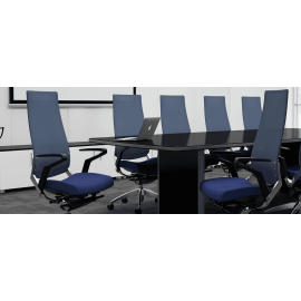 Кресло Cosmo модели 3220 от компании 9to5 Seating серого цвета