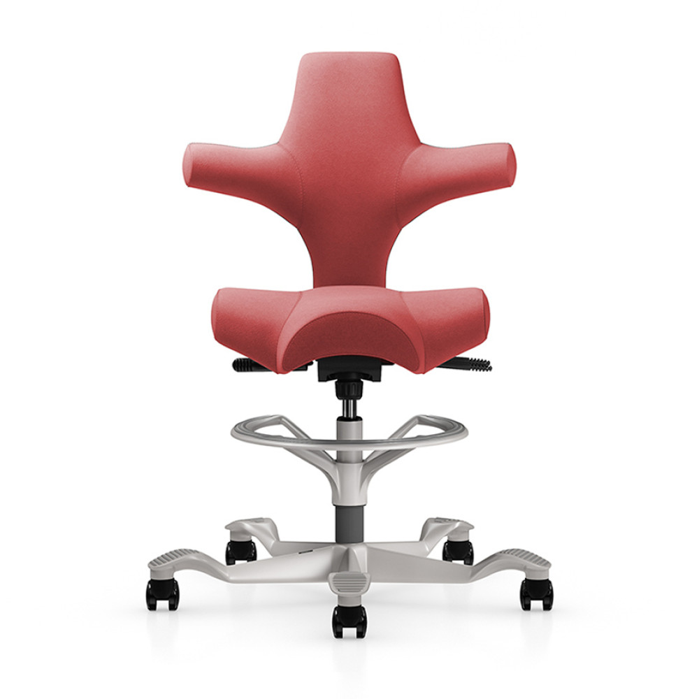 Офісне крісло HÅG Capisco 8126 від 9to5 Seating рожевого кольору