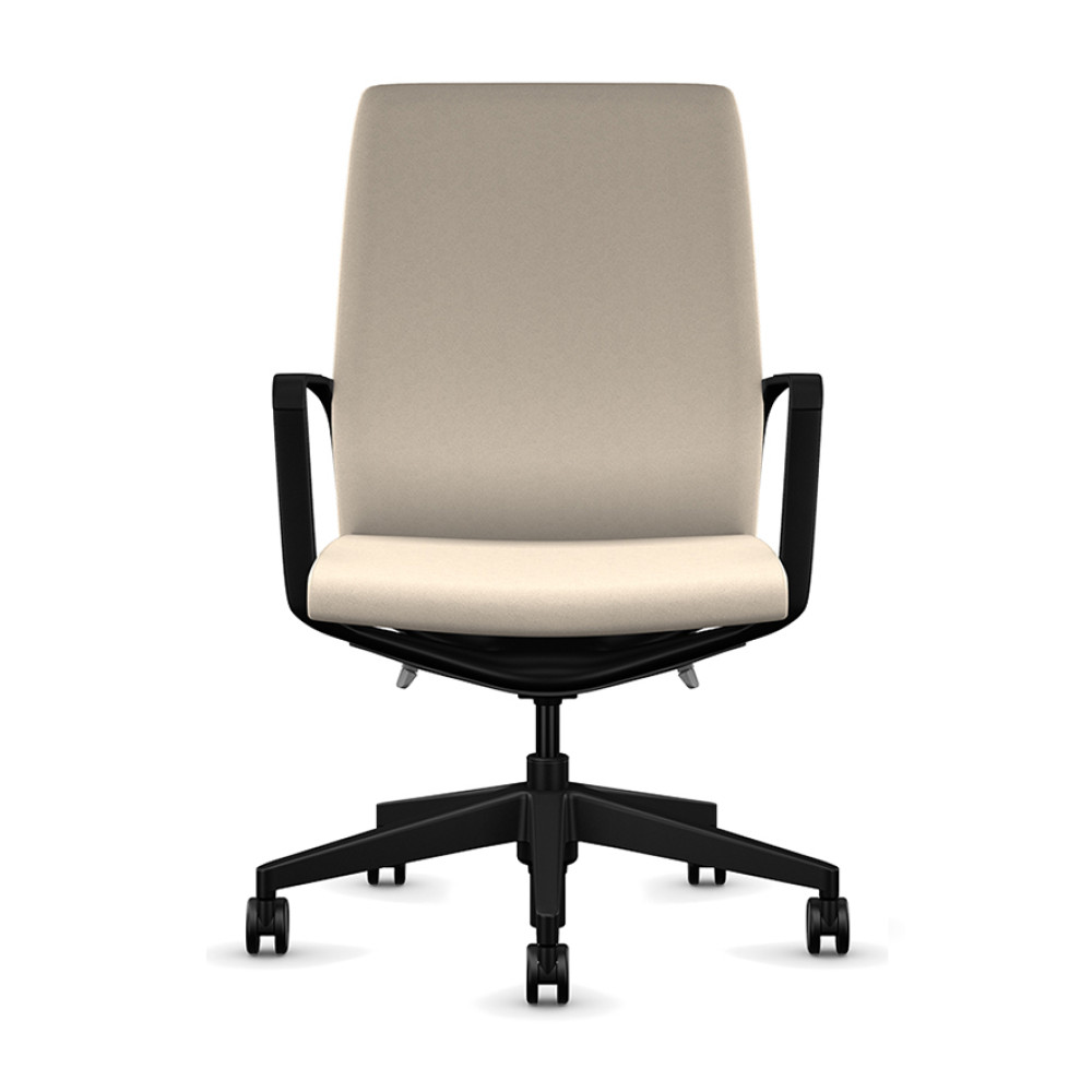 Кресло Mila модели 3760 UB от компании 9to5 Seating белого цвета