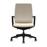 Кресло Mila модели 3760 UB от компании 9to5 Seating белого цвета