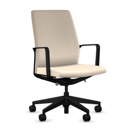 Кресло Mila модели 3760 UB от компании 9to5 Seating белого цвета