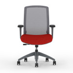 Кресло Neo Lite модели 3150 от компании 9to5 Seating красного цвета