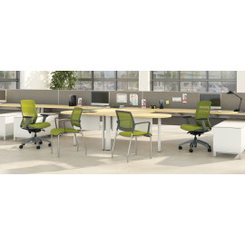 Кресло Neo модели 3160 CY30 от компании 9to5 Seating оранжевого цвета