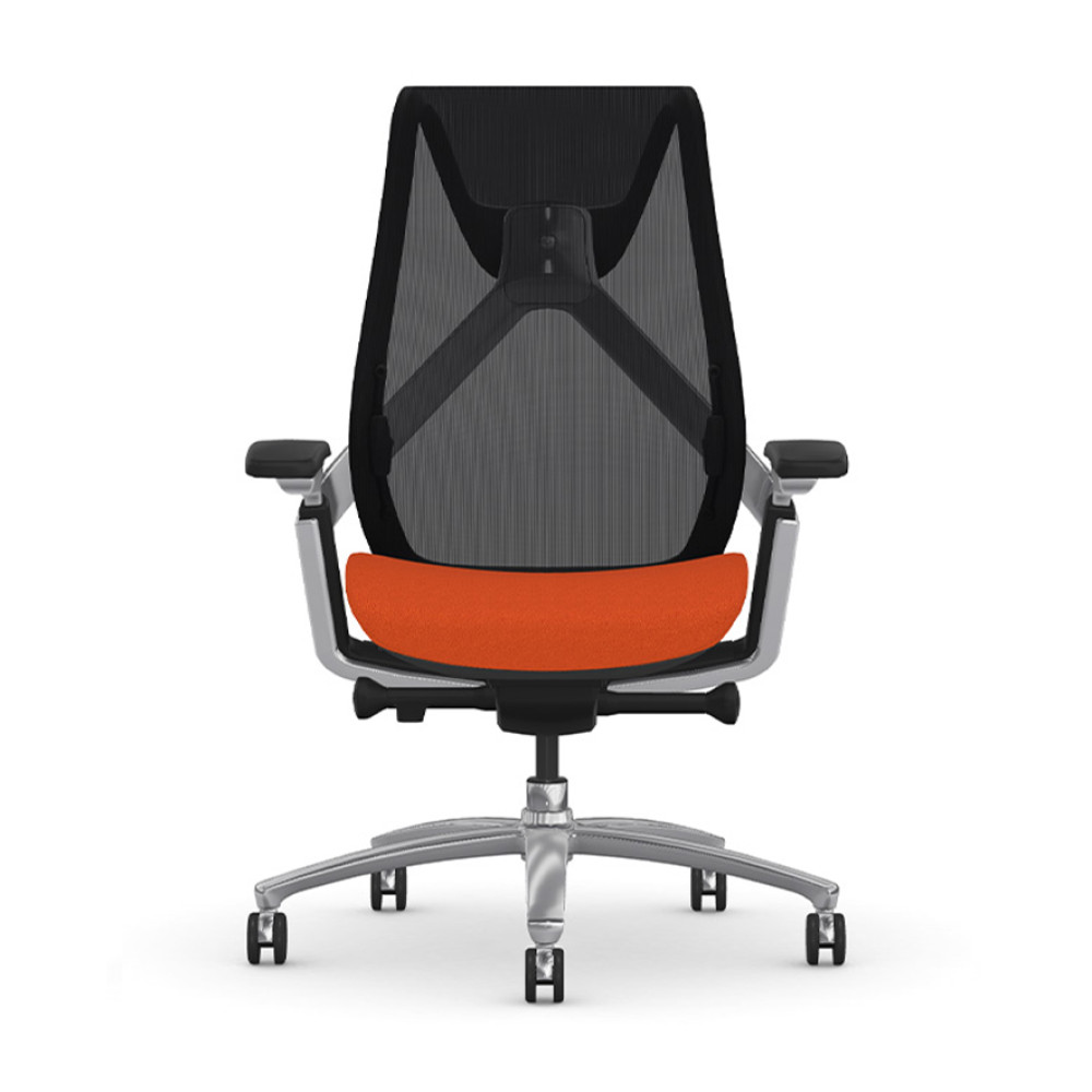 Кресло Sol 3680 - MB от 9to5 Seating оранжевого цвета