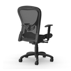 Кресло Strata модели 1560 от компании 9to5 Seating черного цвета