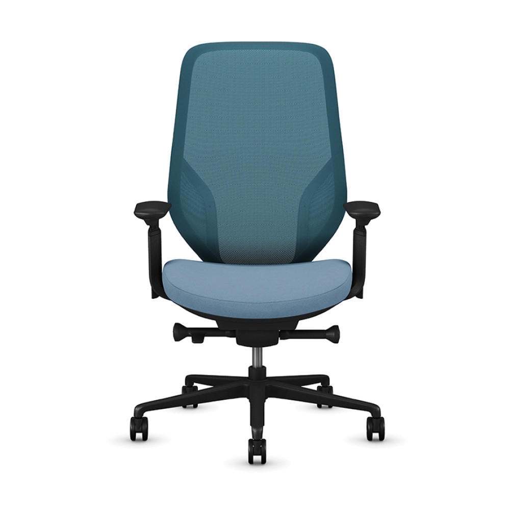 Офисное кресло Tori 3560 от 9to5 Seating синего цвета