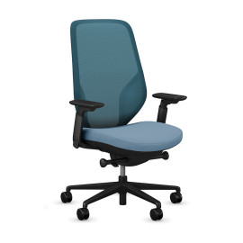 Офисное кресло Tori 3560 от 9to5 Seating синего цвета