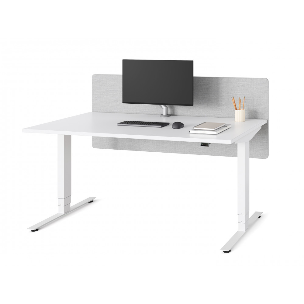 Рашио, офісный стіл, на ніжках, білого кольору