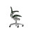 Офисное кресло Herman Miller Aeron, размер A, зеленое сиденье и спинка, основание из полированного алюминия с полиамидными роликами | Рабочие места