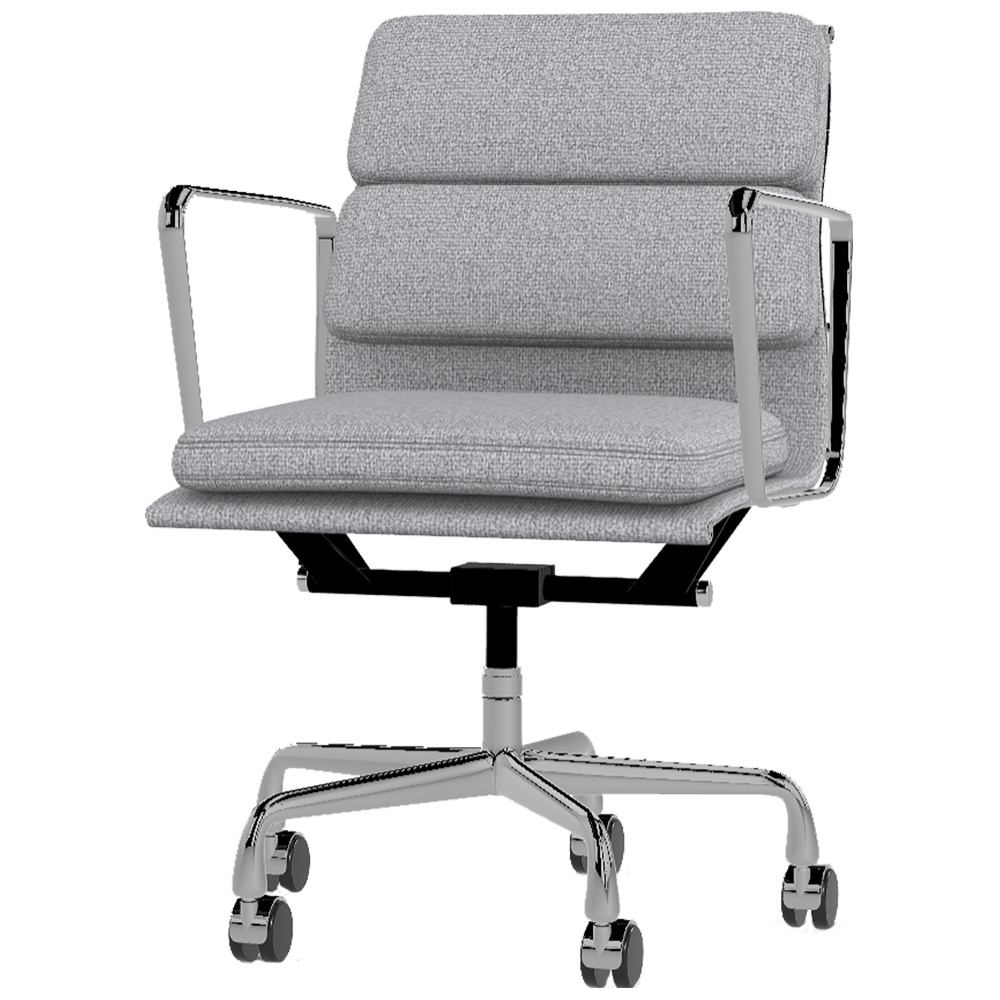 Имз - офисное кресло с мягкими подушками на роликах【Herman Miller
