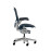 Офисное кресло Herman Miller Aeron, размер C, синее сиденье и спинка, основание из полированного алюминия с полиамидными роликами | Офисное кресло