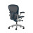 Офисное кресло Herman Miller Aeron, размер C, синее сиденье и спинка, основание из полированного алюминия с полиамидными роликами | Офисное кресло
