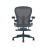 Офисное кресло Herman Miller Aeron, размер C, синий цвет, стальное основание с полиамидными роликами | Для рабочих пространств