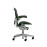 Офисное кресло Herman Miller Aeron, размер B, зеленое сиденье и спинка, основание из полированного алюминия с полиамидными роликами | Для корпоративного использования