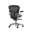 Офисное кресло Herman Miller Aeron, размер B, зеленое сиденье и спинка, основание из полированного алюминия с полиамидными роликами | Для корпоративного использования