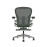 Офисное кресло Herman Miller Aeron, размер C, зеленое сиденье и спинка, основание из полированного алюминия с полиамидными роликами | Для работы за столом
