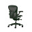 Офисное кресло Herman Miller Aeron, размер B, цвет зеленый, стальное основание с полиамидными роликами | Офисные кресла