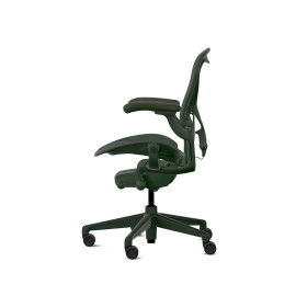 Офисное кресло Herman Miller Aeron, размер B, цвет зеленый, стальное основание с полиамидными роликами | Офисные кресла