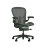 Офисное кресло Herman Miller Aeron, размер C, цвет зеленый, стальное основание с полиамидными роликами | Для рабочих мест