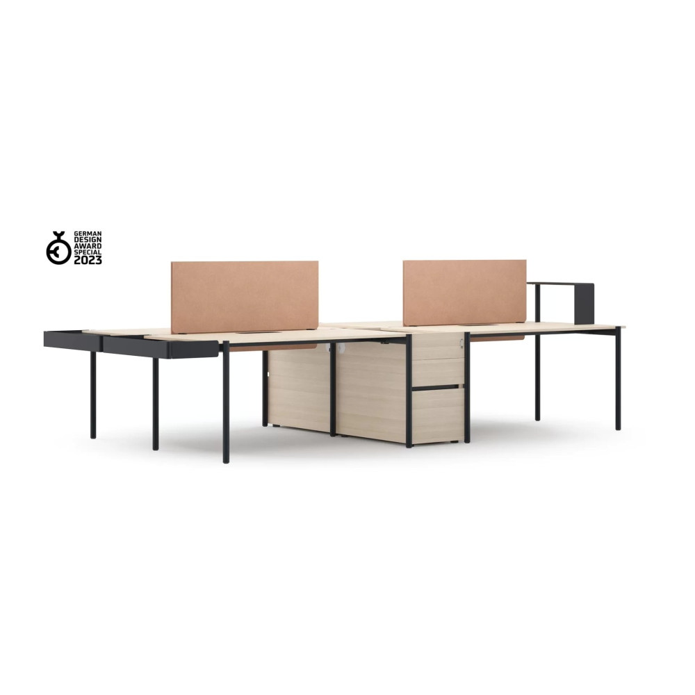 ZEDO desk- 120x153(144)x74 cm